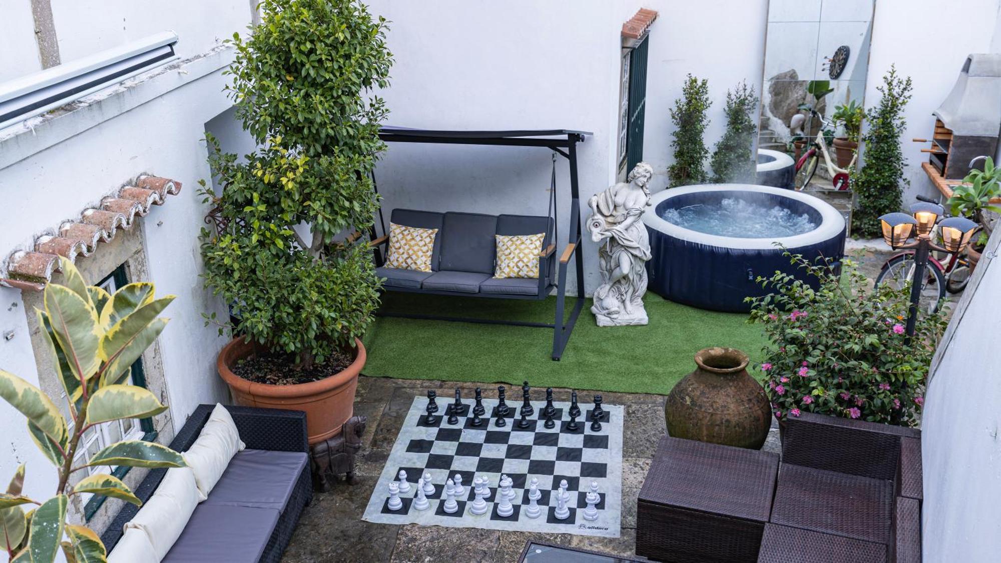 Small Cozy Room In Palace Patio With Hot Tub And Snooker - Sintra Wow Exteriör bild