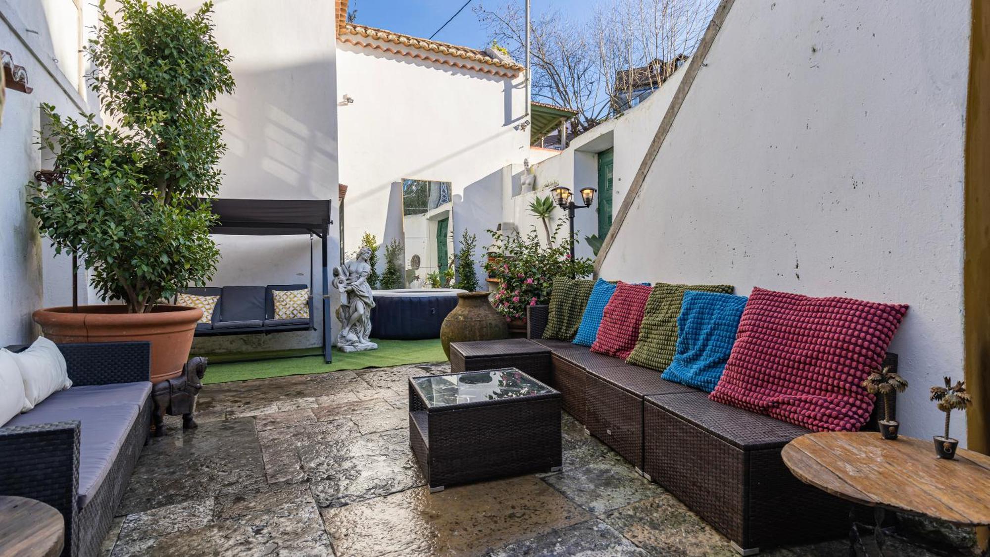 Small Cozy Room In Palace Patio With Hot Tub And Snooker - Sintra Wow Exteriör bild